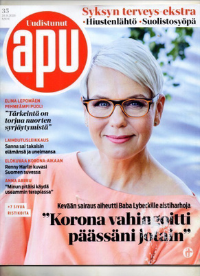 Apu n:o 35 2020 Baba Lybeck.  Elina. Suomi-Filmi. Anna Abreu