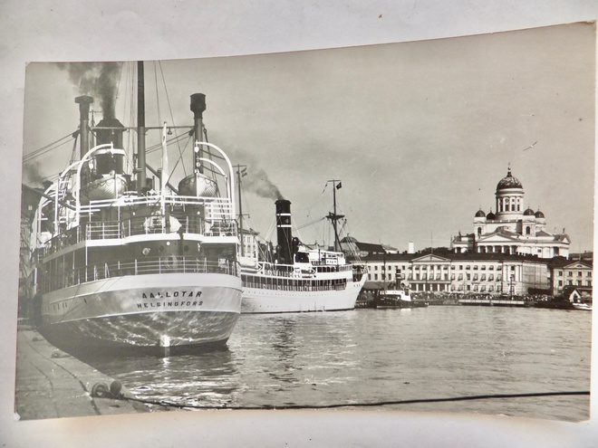 VANHA Postikortti Helsinki 1930-l Laiva Aallotar Kulk 1941