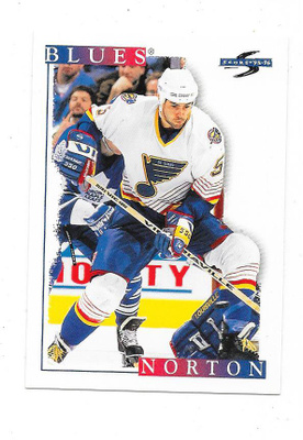 1995-96 Score #178 Jeff Norton , St Louis Blues