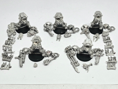 WH40K - 5x Chaos Space Marine Terminators [A97]