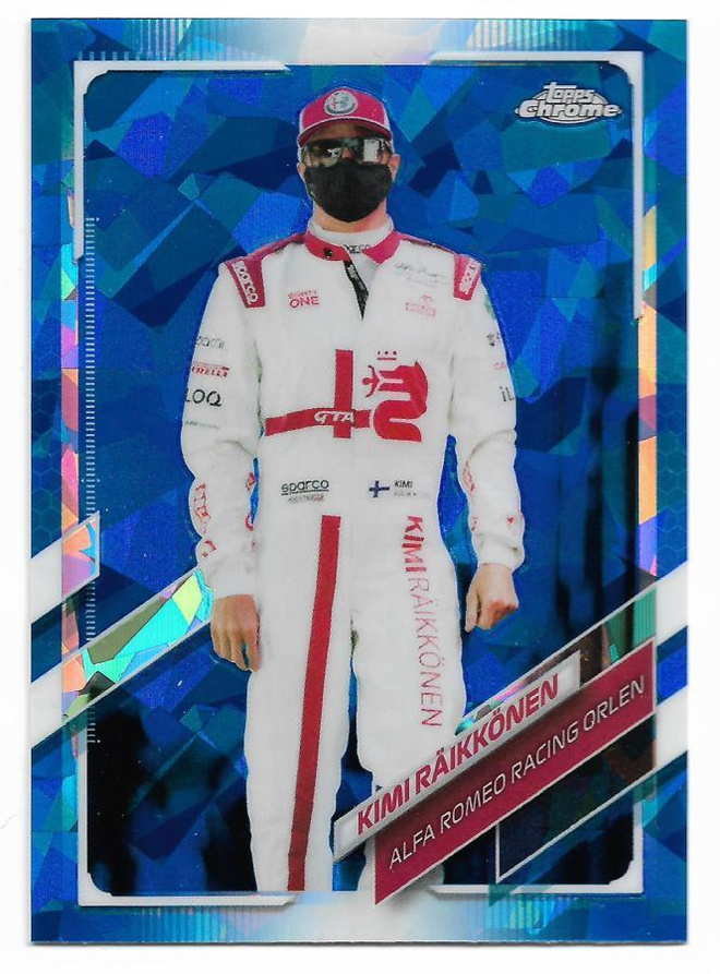2021 Topps Chrome F1 Sapphire #34 Kimi Räikkönen