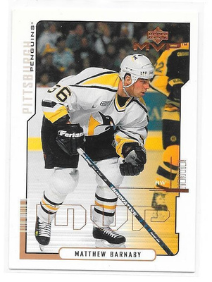 2000-01 Upper Deck MVP #146 Matthew Barnaby Pittsburgh gooni