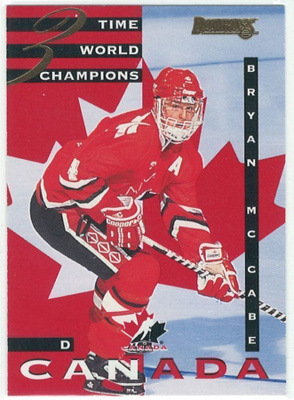 95-96 Donruss Canadian World Junior Team #8 Bryan McCabe