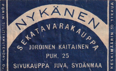 Joroinen, Kaitainen , Nykänen, s61