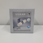Seinävalaisin Viskan 2lmp (brushed steel, bath, uusi) - pikkukuva 1