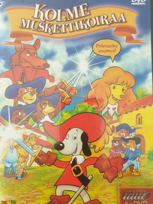 KOLME MUSKETTIKOIRAA 6:N DVD:N BOKSI