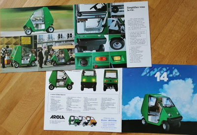 1981 Arola 14 esite - KUIN UUSI - 8 sivua