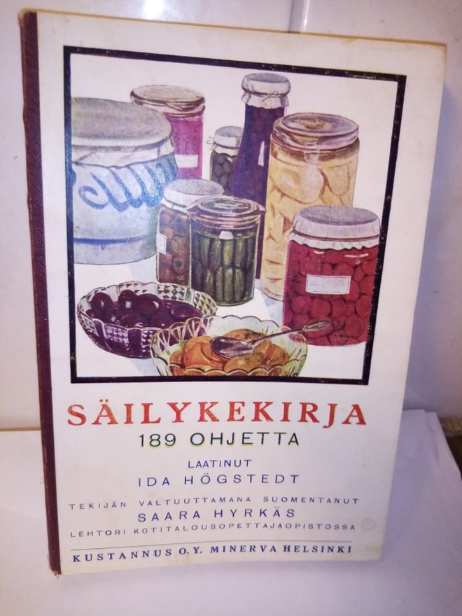 Högstedt :  SÄILYKEKIRJA ( 1929)  SIS POSTIKULU