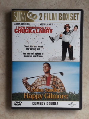 Voitte suudella sulhasta + Happy Gilmore, 2 x DVD.