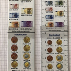 Viivoitin 2kpl; Eurosetelit eurokolikot pehmeä muovi - pikkukuva 1