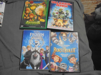 DVD 4 kpl lapsille