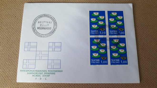 FDC Suomi 1977: Pohjoismaiden Neuvosto