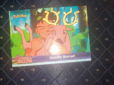 Screen Snaps! Snap 19 Pokémon Blue Topps card