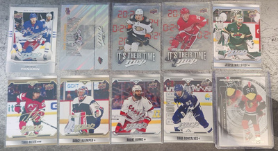 2024-25 Upper Deck MVP kort, mm. Panarin, Carlsson, Burns
