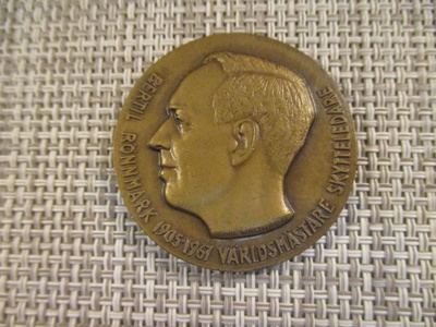 Bertil Rönnmark 1905-1967 mitali 1969/D.Wretling