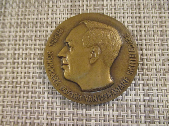 Bertil Rönnmark 1905-1967 mitali 1969/D.Wretling
