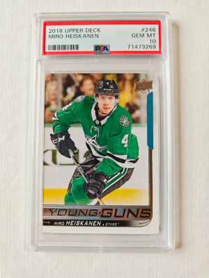 Miro Heiskanen - 18-19 UD Young Guns PSA 10