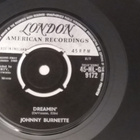 7" JOHNNY BURNETTE - Dreamin - single 1960 rockabilly EX- - pikkukuva 1