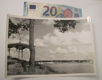 Postikortin Alkup. Valokuva Mikä Paikkakunta? 1950-l