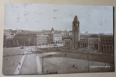 Helsinki, Rautatientoria, Rautatieasema, mv vkpk, p. 1922
