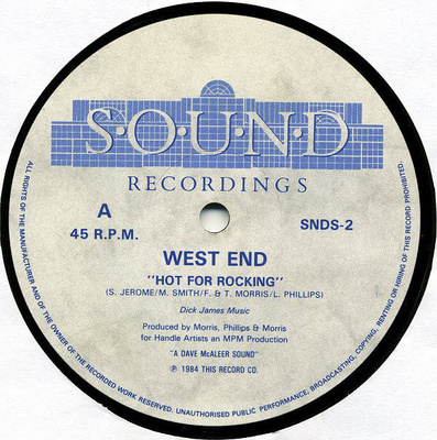 West End - Hot For Rocking