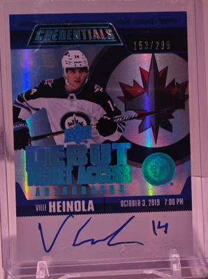 Ville Heinola /299 Auto - Debut Ticket Access