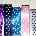 Monta eriväristä polka dot satiininauha 200cm - pikkukuva 1
