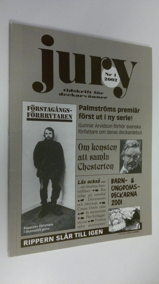 Jury Nr. 1/2002 : tidskrift för deckarvänner