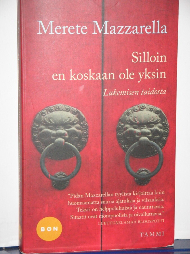 Merete Mazzarella : Silloin en koskaan ole yksin