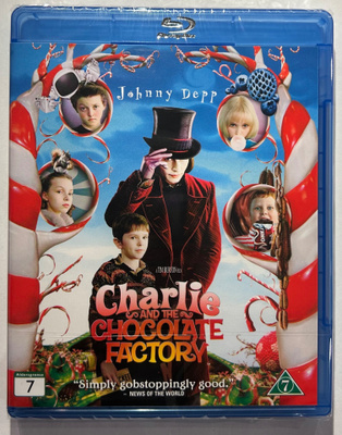 Charlie and the Chocolaye  Factory - Blu-ray, uusi