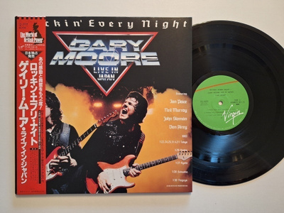 GARY MOORE ROCKIN' EVERY NIGHT - LIVE IN JAPAN VIRGIN GF OBI
