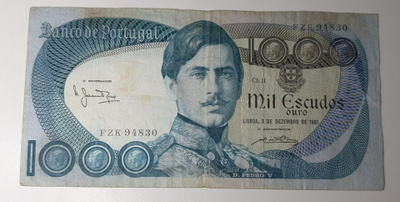 Portugali 1000 Escudos 1981