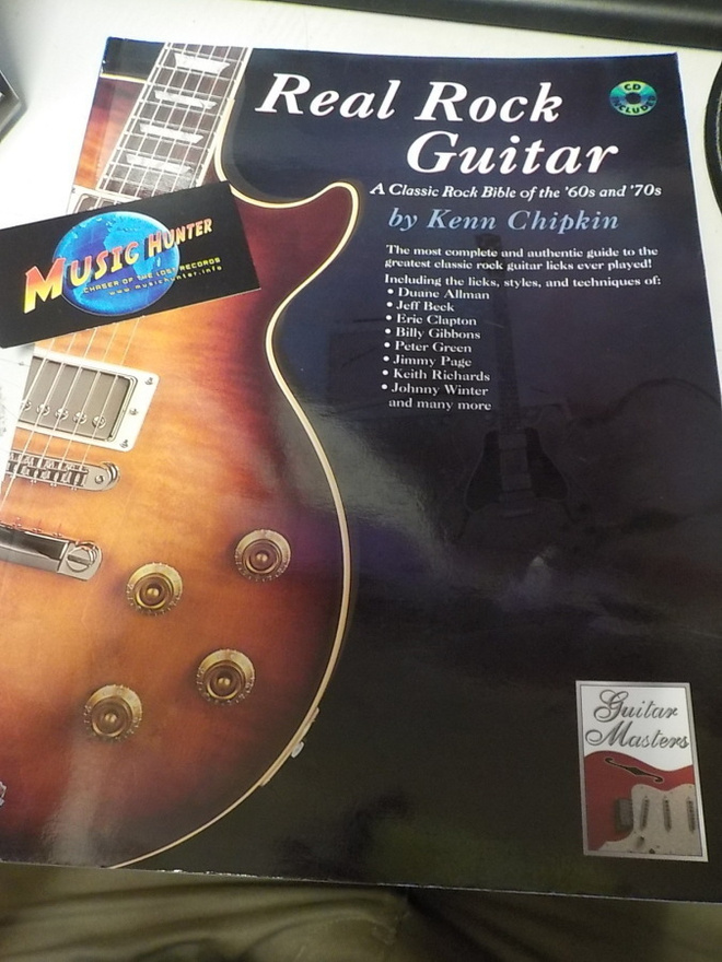 REAL ROCK GUITAR BY KENN CHIPKIN KITARA NUOTTIKIRJA + CD