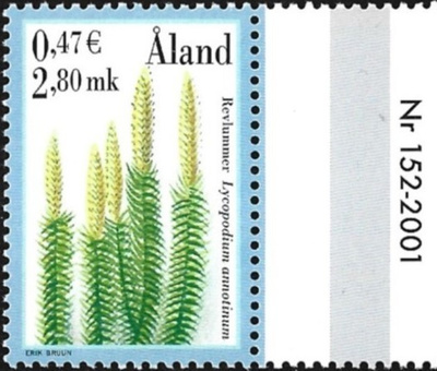 Ål 2001  Itiökasveja 2,80 mk välilöpari numero ** LaPe 188