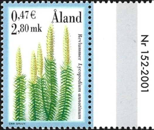 Ål 2001  Itiökasveja 2,80 mk välilöpari numero ** LaPe 188