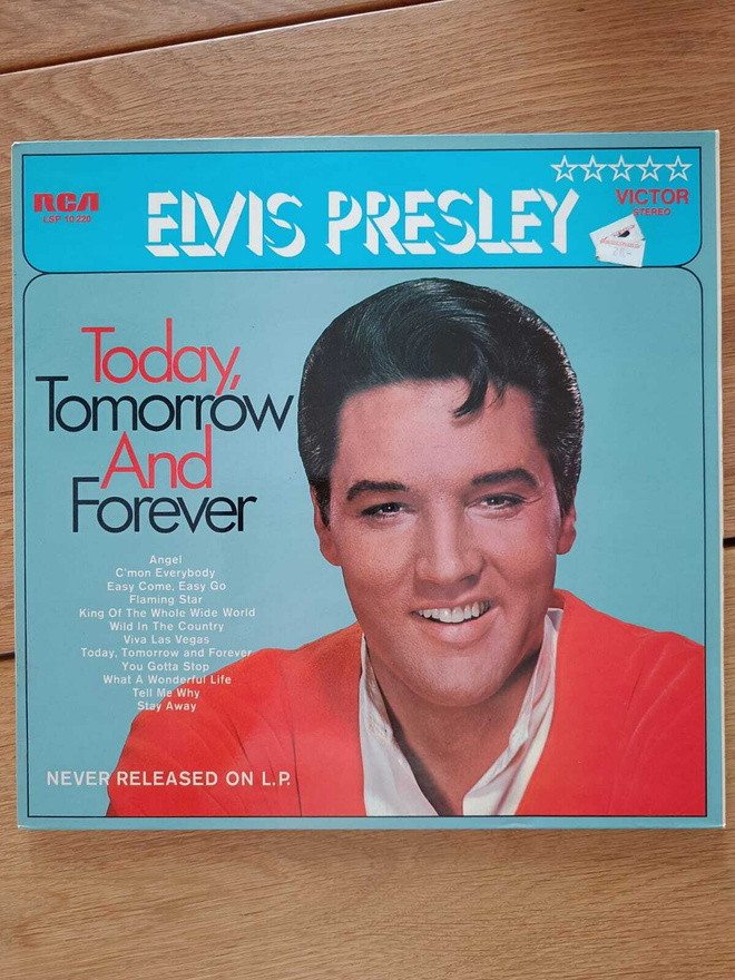 AUCTION - ELVIS TODAY, TOMORROW AND FOREVER LP GER -69