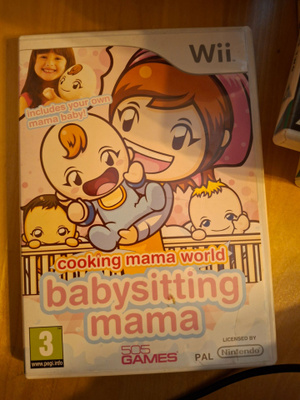 Wii Cooking Mama World Babysitting Mama + kotelo + ohjeet