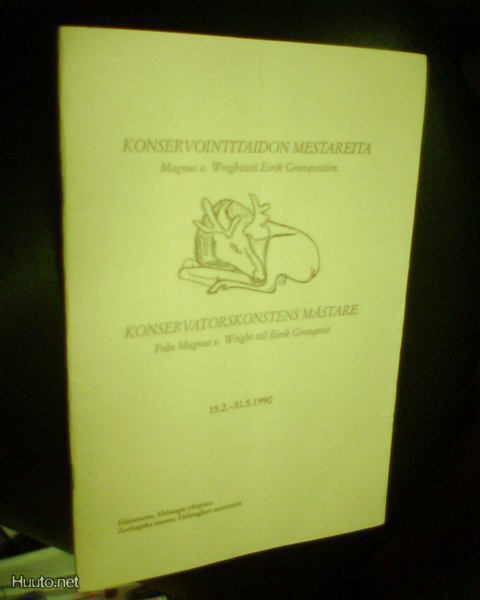 KONSERVOINTITAIDON MESTAREITA -näyttelyluettelo (Sis.pk:t)