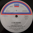 Camel: A Live Record, Saksa 2LP EX - pikkukuva 5