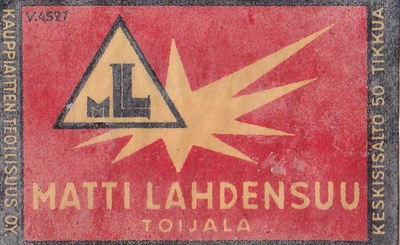 Toijala. Matti Lahdensuu   b506