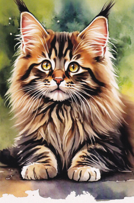 Postikortti Kissa