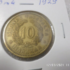 10 mk 1929 Alumiini pronssi Rahakehyksessä Kl 6-7 - pikkukuva 1