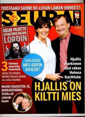 Seura n:o 5 2009 Hjallis & Helena. Lordi. Veijo. UKK.