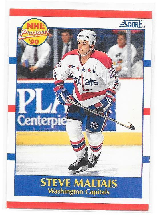 1990-91 Score #417 Steve Maltais Washington Capitals