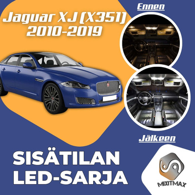 Jaguar XJ (X351) Sisätilan LED-sarja 21-osainen