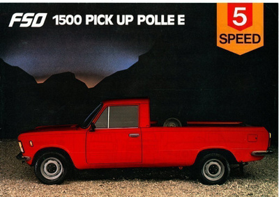 FSO Polle Pick-up -esite 80-luvun lopusta