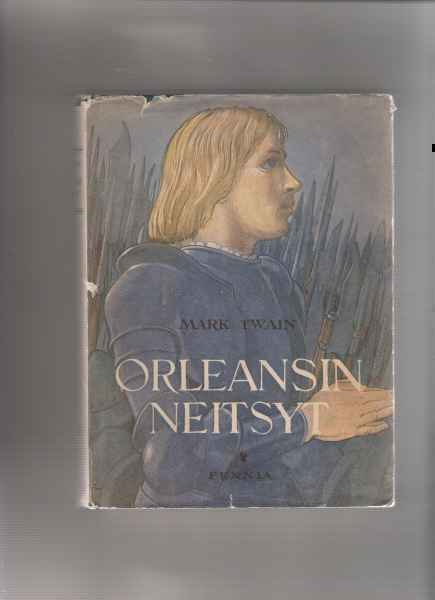 Twain,Mark: Orleansin neitsyt, Fennia 1948, Kansi: Landström