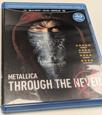 Metallica (Blu-ray+2DVD) Through The Never MINT!!