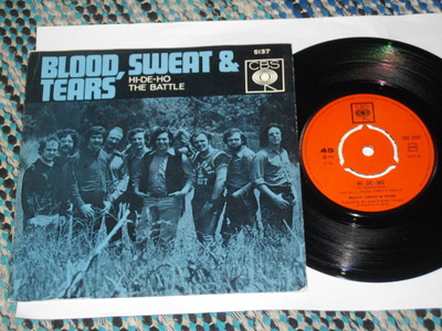 7" BLOOD SWEAT & TEARS - Hi-De-Ho - single 1970 jazz rock EX