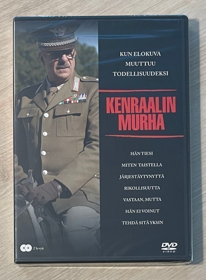 Kenraalin murha (2DVD) tositarina Italian mafiasta (UUSI)